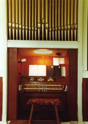 The old organ at the Methodist chapel