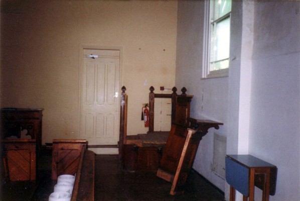 During refurbishment of the Methodist chapel - 6