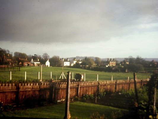 Beckingthorpe pastures from Carter family garden
