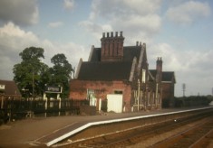 Bottesford Station buildings, pre-1964