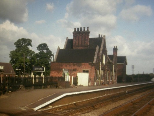 Bottesford Station buildings, pre-1964