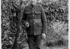 Harold Hallam, in WW1 uniform