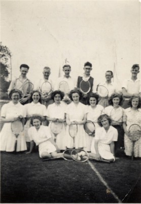 Bottesford Tennis Club, July 1947 Bottesford Tennis Club, July 1947