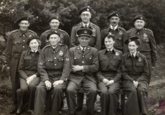 Royal Observer Corp in uniform during WW2 | Margaret Taylor and Frank Hallam