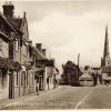 Old postcard, Frith, Bottesford Market Place seen from south