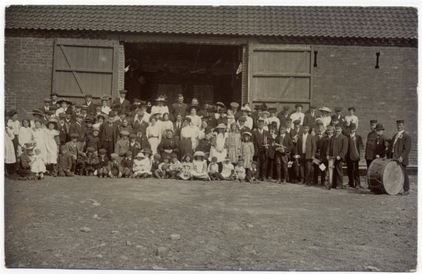 Village celebration at Normanton Barn 1911