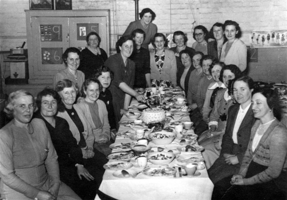 Women's Institute dinner in 1952