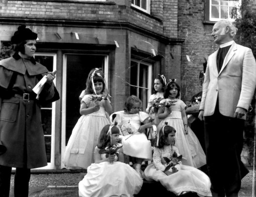 May Day Pageant - May Queen and Rector - 1