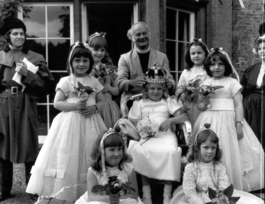 May Day Pageant - May Queen and Rector - 2