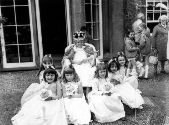 May Day Pageant - May Queen by Old Rectory