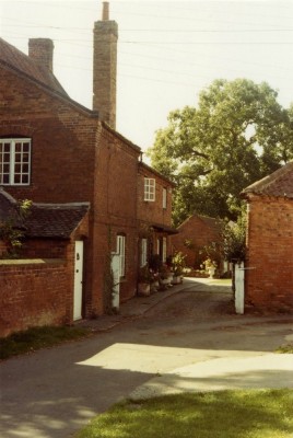 Bottesford street scenes - The Green, old farmhouse