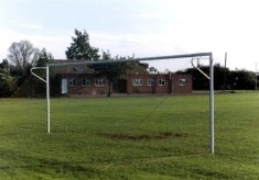 Bottesford old VC Hall from football pitch