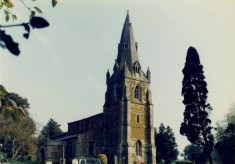 Muston parish church in 1981