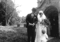 Wedding at Muston church in 1934.