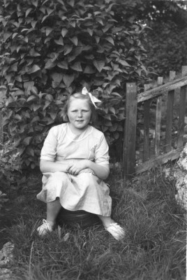 Toppy Webb, in a garden Toppy Webb, in a garden