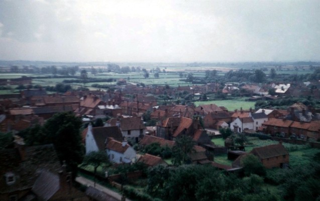 Village centre from Bottesford church tower