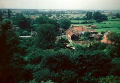 The Green from Bottesford church tower