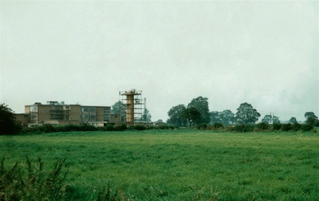 Bottesford's new school under construction in 1958