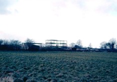 Bottesford's new school under construction in 1958, a different view