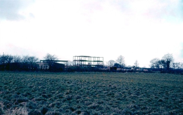 Bottesford's new school under construction in 1958, a different view