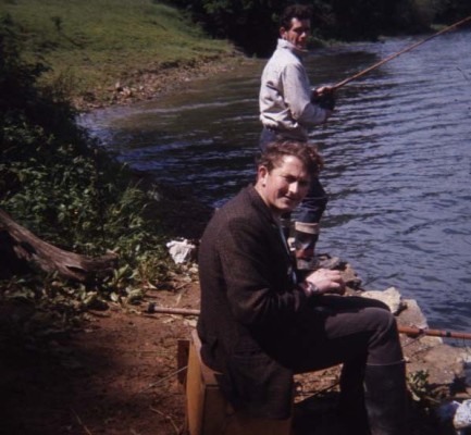 Mr Pritchett and friend angling