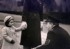 Sergeant Bradshaw meeting a young Lady Charlotte