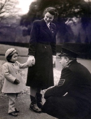 Sergeant Bradshaw meeting a young Lady Charlotte
