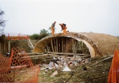 Rebuilding Muston Canal Bridge in 1988_2