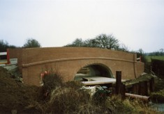 Rebuilding Muston Canal Bridge in 1988_5