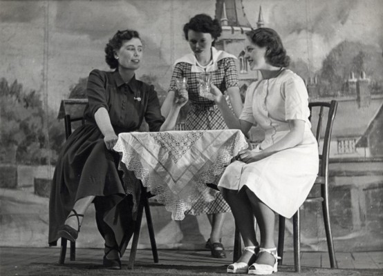 Bottesford Youth Club 1950s show: two Dorothys and Pat