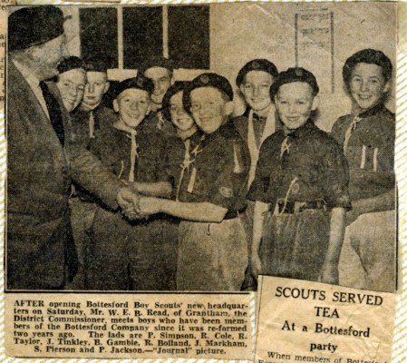 Jay Howitt's Scouts scrapbook cuttings - 9 Jay Howitt's Scouts scrapbook cuttings - 9