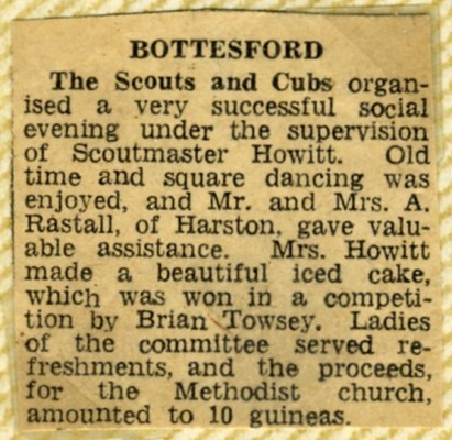 Jay Howitt's Scouts scrapbook cuttings - 11