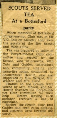 Jay Howitt's Scouts scrapbook cuttings - 12