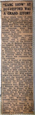Jay Howitt's Scouts scrapbook cuttings - 21