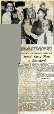 Jay Howitt's Scouts scrapbook cuttings - 23