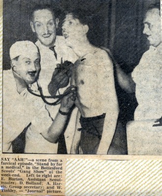 Jay Howitt's Scouts scrapbook cuttings - 24