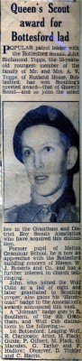 Jay Howitt's Scouts scrapbook cuttings - 30