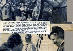 Jay Howitt's Scouts scrapbook cuttings - 32