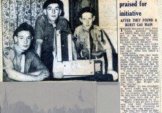 Jay Howitt's Scouts scrapbook cuttings - 34