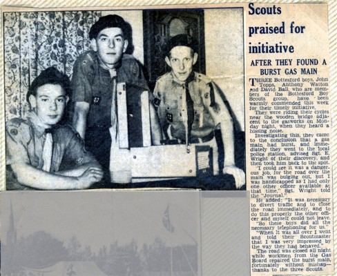 Jay Howitt's Scouts scrapbook cuttings - 34 Jay Howitt's Scouts scrapbook cuttings - 34