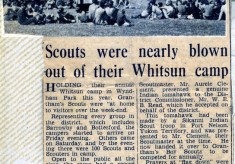 Jay Howitt's Scouts scrapbook cuttings - 35