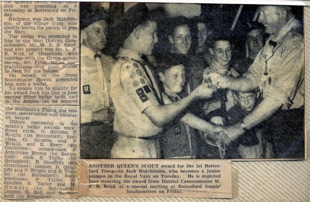Jay Howitt's Scouts scrapbook cuttings - 38