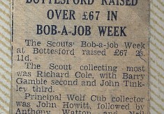 Jay Howitt's Scouts scrapbook cuttings - 43