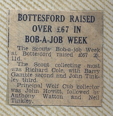 Jay Howitt's Scouts scrapbook cuttings - 43
