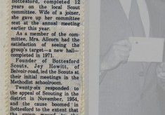 Jay Howitt's Scouts scrapbook cuttings - 52