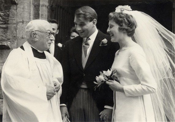Canon Blackmore conducting a marriage in 1964 Canon Blackmore conducting a marriage in 1964