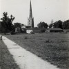 Bottesford church and Church Farm seen from the northeast