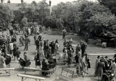 A village fete in the Rectory Garden