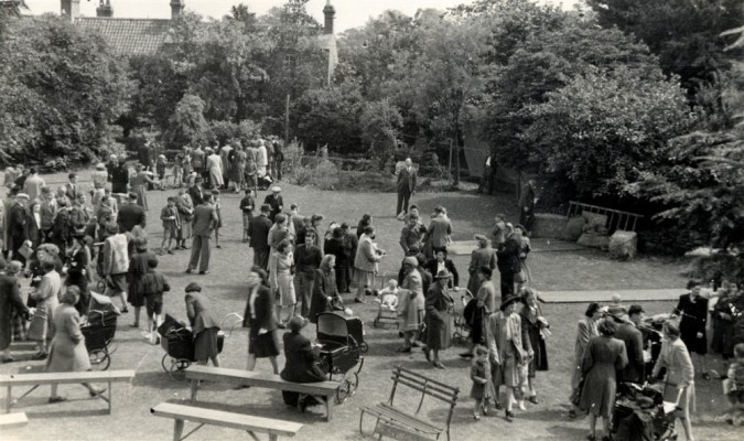 A village fete in the Rectory Garden