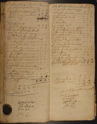 Muston Overseers of the Poor Account 1671-72